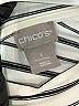 Chico's Ivory Silver Sleeveless Blouse Size Med (1) - photo 7