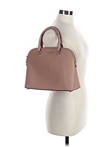 MICHAEL Michael Kors Leather Satchel (view 2)