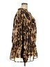 Fashion Bug 100% Polyester Animal Print Brown Long Sleeve Blouse Size 4X - photo 4
