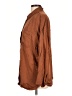 Purejill Solid Brown Long Sleeve Button-Down Shirt Size L - photo 5