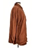 Purejill Solid Brown Long Sleeve Button-Down Shirt Size L - photo 4