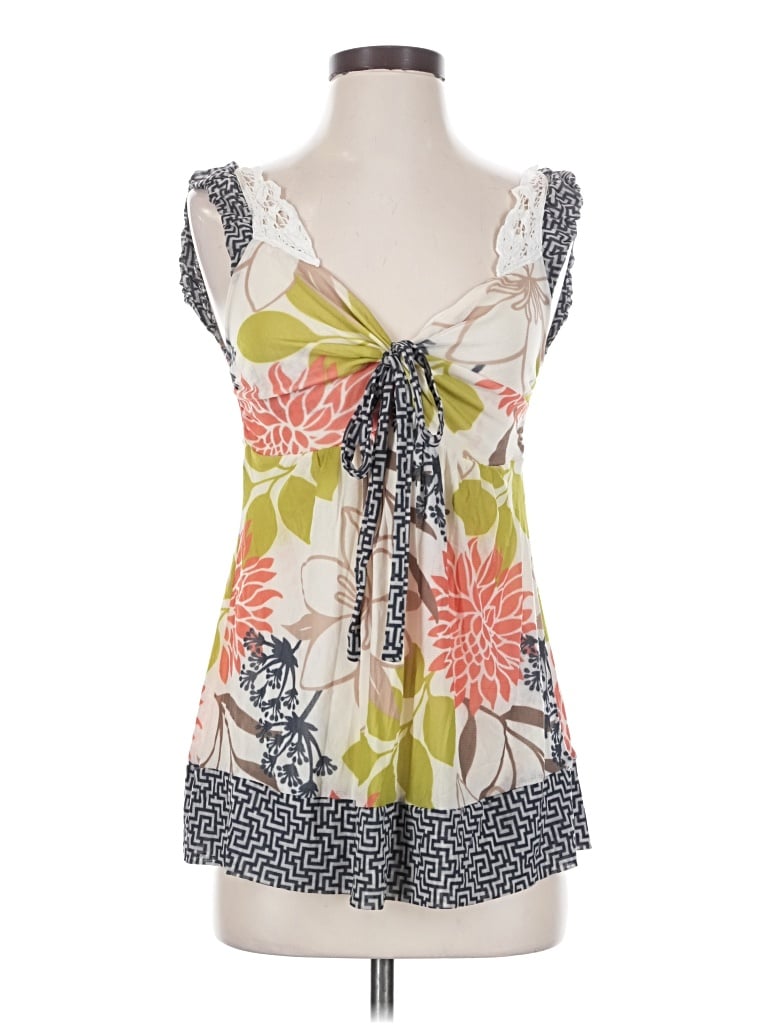 Pre-owned Weston Wear Sleeveless Blouse In Green
