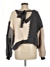 Pol 100% Polyester Color Block Gray Pullover Sweater Size M - photo 2