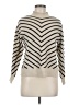 MNG Chevron-herringbone Ivory Turtleneck Sweater Size M - photo 1