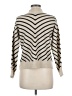 MNG Chevron-herringbone Ivory Turtleneck Sweater Size M - photo 2