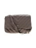 DKNY Chevron-herringbone Solid Brown Gray Crossbody Bag One size - photo 1