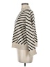 MNG Chevron-herringbone Ivory Turtleneck Sweater Size M - photo 5