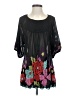 Hazel 100% Polyester Black 3/4 Sleeve Blouse Size S - photo 1
