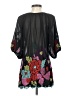 Hazel 100% Polyester Black 3/4 Sleeve Blouse Size S - photo 2