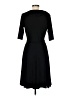 Chaps Solid Black Cocktail Dress Size M - photo 2