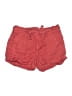 Joie 100% Linen Solid Red Shorts Size 8 - photo 1