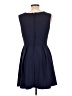 Bebop Solid Blue Cocktail Dress Size L - photo 2