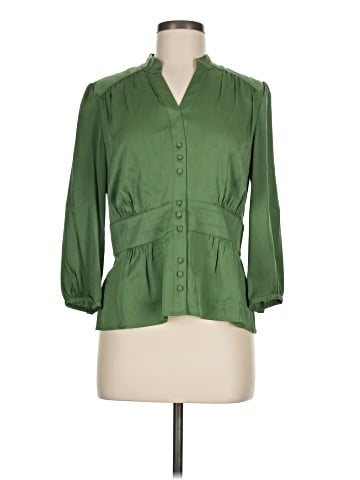 Ann Taylor 3/4 Sleeve Silk Top (view 1)