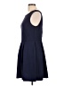 Bebop Solid Blue Cocktail Dress Size L - photo 5