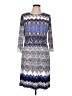Donna Morgan Print Blue Casual Dress Size 12 - photo 1