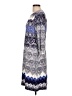 Donna Morgan Print Blue Casual Dress Size 12 - photo 5
