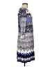 Donna Morgan Print Blue Casual Dress Size 12 - photo 4