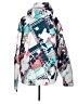 Oakley 100% Polyester Print Blue White Windbreaker Size L - photo 2