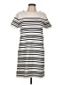 Zara Stripes Ivory Casual Dress Size L - photo 1