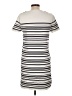 Zara Stripes Ivory Casual Dress Size L - photo 2