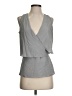 Theory 100% Silk Gray Sleeveless Silk Top Size P (petite) - photo 1