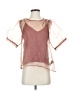 Just Female Pink Short Sleeve Blouse Size XS - photo 1