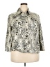 Ruby Rd. Animal Print Silver Jacket Size 18 - photo 1