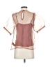 Just Female Pink Short Sleeve Blouse Size XS - photo 2