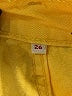 Levi's 100% Cotton Solid Yellow Casual Pants Size 26 waist - photo 8