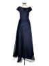 Xscape 100% Polyester Blue Cocktail Dress Size 4 - photo 2