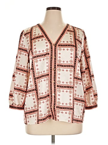 Ann Taylor LOFT 3/4 Sleeve Blouse (view 1)