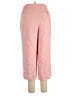 Jaclyn Smith 100% Rayon Pink Casual Pants Size XL - photo 2