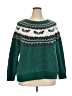Holiday Time Green Pullover Sweater Size 3X - photo 1