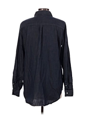 Ann Taylor LOFT Long Sleeve Button-Down Shirt (view 2)