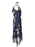 Parker 100% Polyester Floral Blue Casual Dress Size XS - photo 4