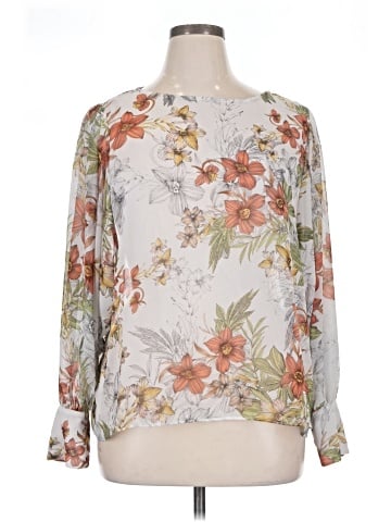 Worthington 3/4 Sleeve Blouse (view 1)