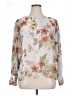 Worthington 100% Polyester Floral Ivory 3/4 Sleeve Blouse Size XL - photo 1