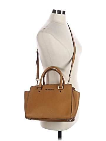 MICHAEL Michael Kors Leather Satchel (view 2)