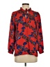 J.Crew Collection 100% Polyester Red 3/4 Sleeve Blouse Size S - photo 1
