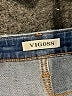 Vigoss 100% Cotton Blue Denim Shorts Size 31 waist - photo 3