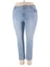 Chico's Hearts Blue Jeans Size XXL (4) - photo 1