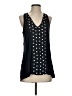 Porridge Black Sleeveless Blouse Size Sm (1) - photo 1
