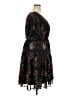 Torrid 100% Polyester Floral Black Casual Dress Size 3X Plus (3) - photo 4