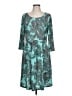 Reborn Paisley Teal Casual Dress Size L - photo 1