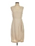 Max and Cleo 100% Polyester Solid Tan Cocktail Dress Size 2 - photo 1