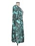 Reborn Paisley Teal Casual Dress Size L - photo 4