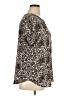 Buffalo by David Bitton 100% Polyester Animal Print Brown Short Sleeve Top Size XL - photo 4