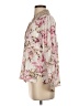 Mystree 100% Rayon Floral Ivory Long Sleeve Blouse Size S - photo 5