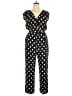 Corey Lynn Calter 100% Viscose Polka Dots Black Jumpsuit Size L - photo 1
