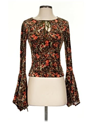 Lapis Long Sleeve Blouse (view 1)